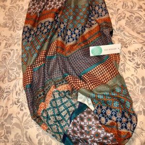 Stitch Fix - Estelle printed stripe infinity scarf